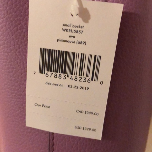 Kate Spade small bucket crossbody- new w/ tags - Picture 5 of 5